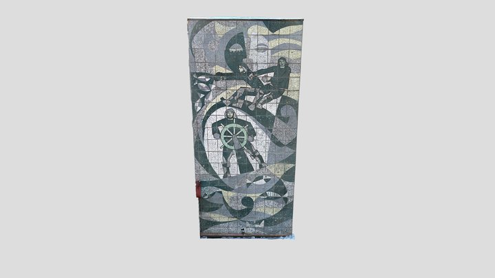 Mosaic panel Pt2/Мозаичное панно Часть 2 3D Model