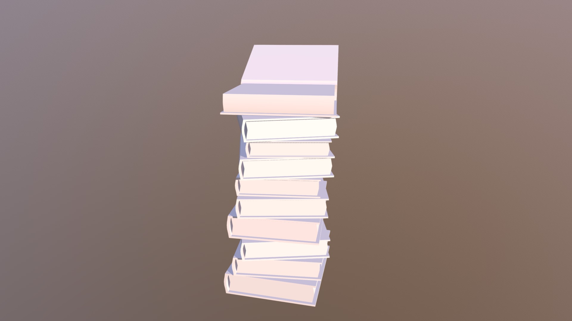 Stack Of Books - 3d Model By Buckles454 [eaffe51] - Sketchfab