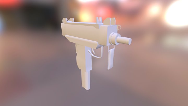 Uzi Pistol 3D Model