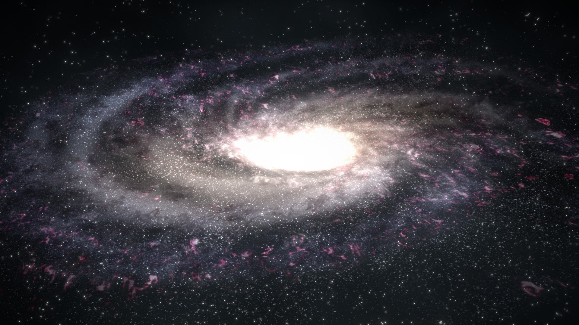 Milky Way Galaxy 3d