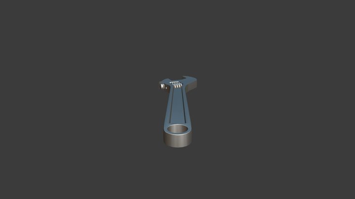 Crescent Wrench 3D Model