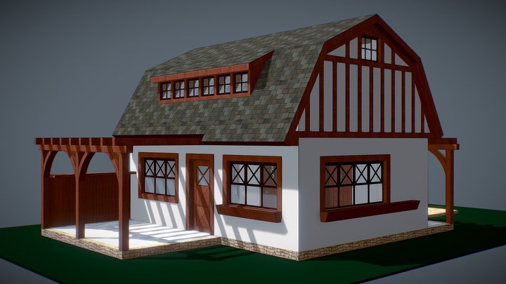 Small Country House 3D Model