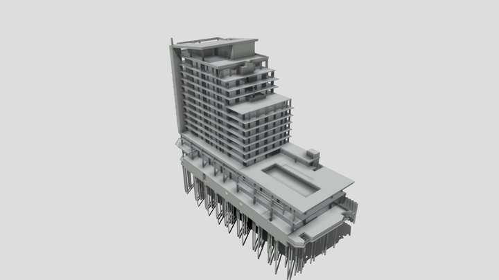 Dunes Hotel 3D Model