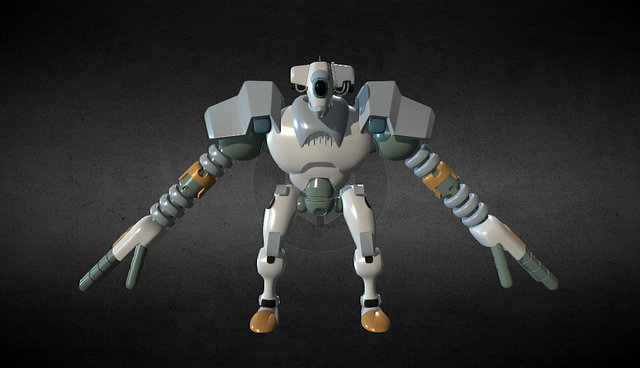 Robot (Atomjack Fan art) 3D Model