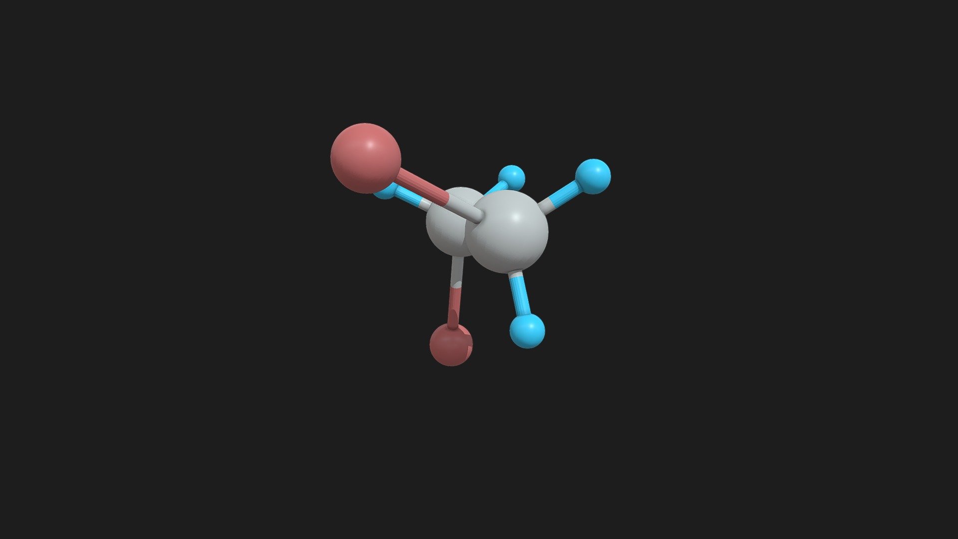 Dibromoethane Starting & 360 Deg Rotation