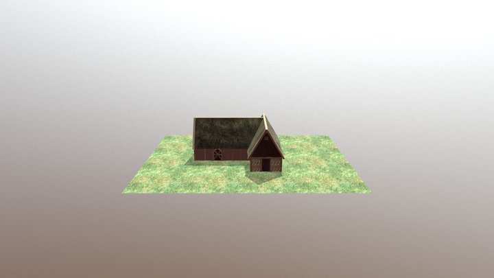 Viking House 2 3D Model