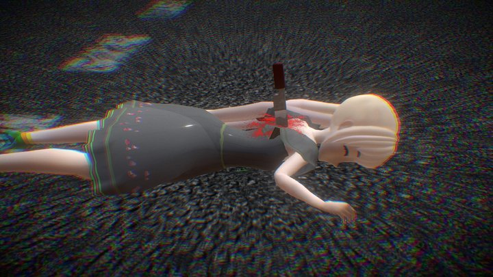 KnifeGirl 3D Model