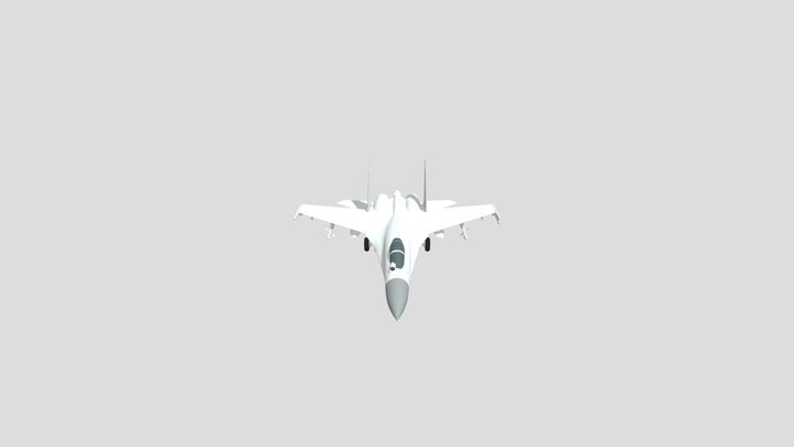 A MILITARY JET 3d 3D Model