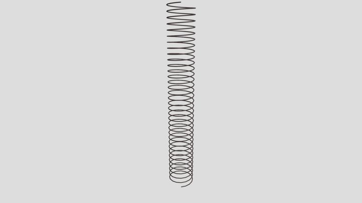 Spring #3 3D Model