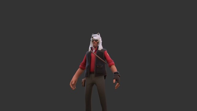 The Lone Wolf 3D Model