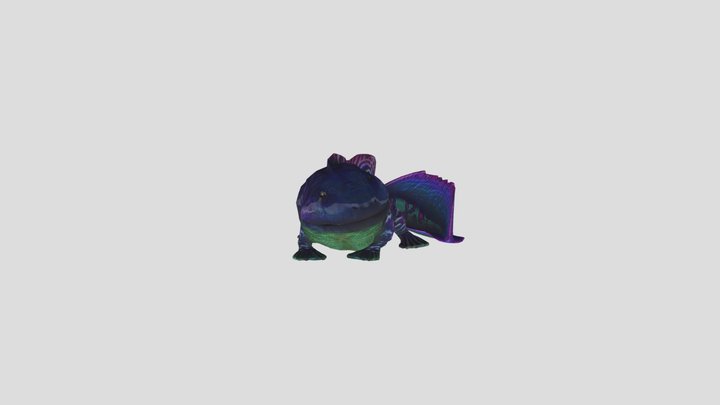 Mobile - Jurassic World - Acanthostega Max 3D Model
