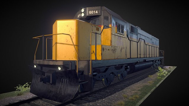 Locomotive 3D Model