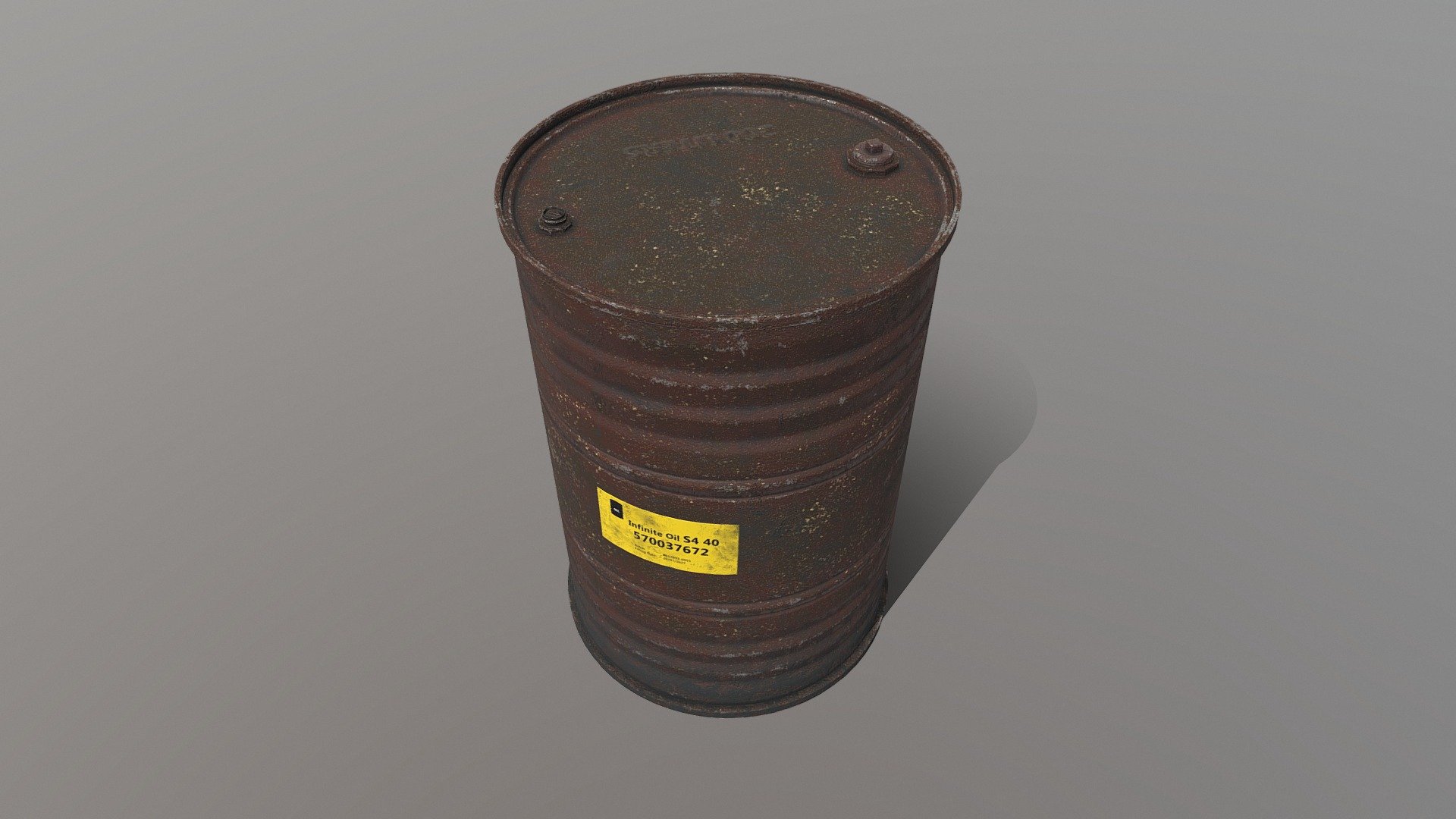 Low Poly Barrel 19