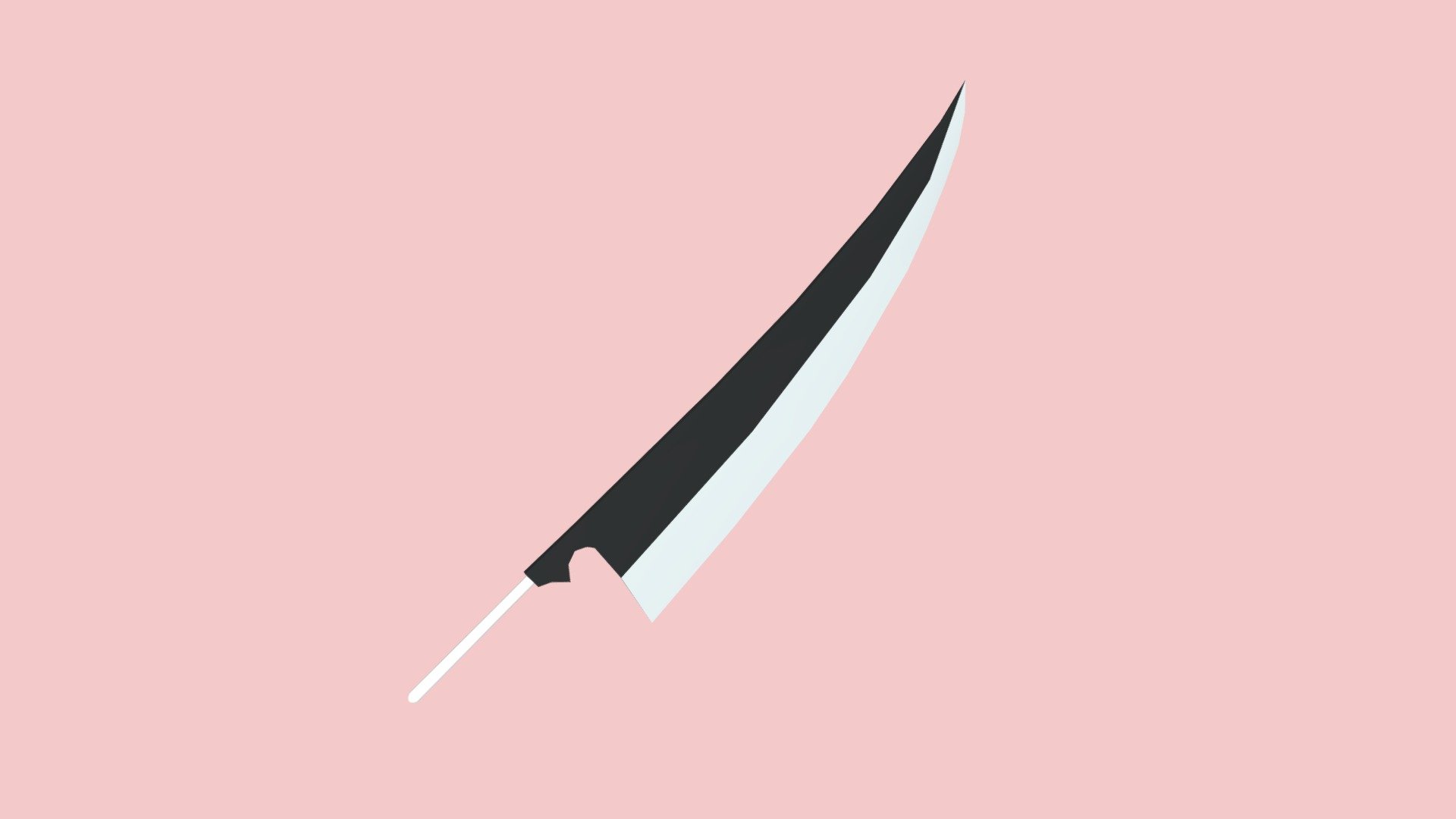 Lowpoly Zangetsu 'Bleach'