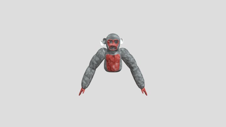Scary-baboon-all-monsters-gtag-fangame-asset 3D Model