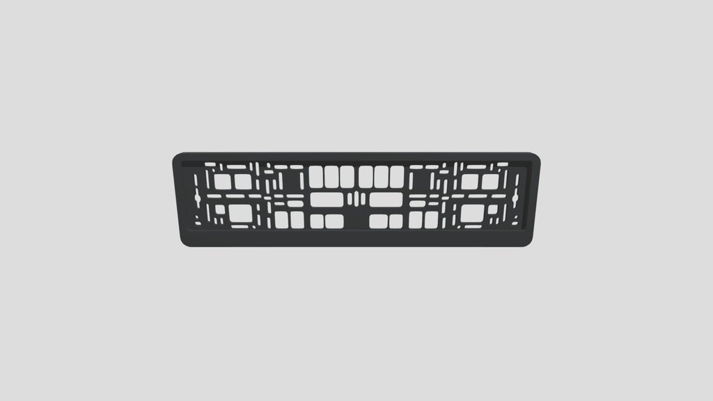 License Plate Holder