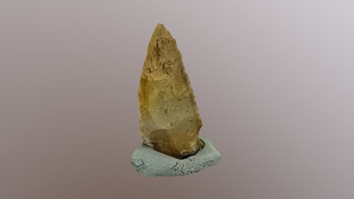 Projectile point, lithic 3D Model