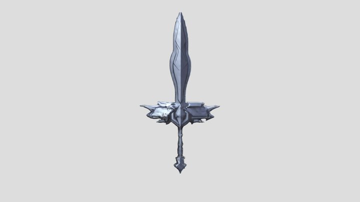 Stone sword 3D Model