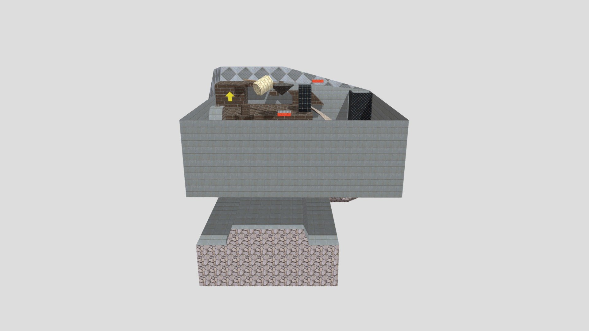 Nintendo 64 - Super Mario 64 - Wet-Dry World - 3D model by ...