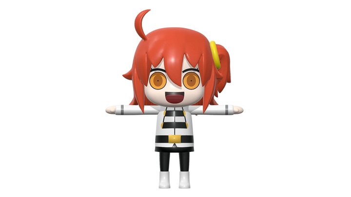Gudako Mascot 3D Model