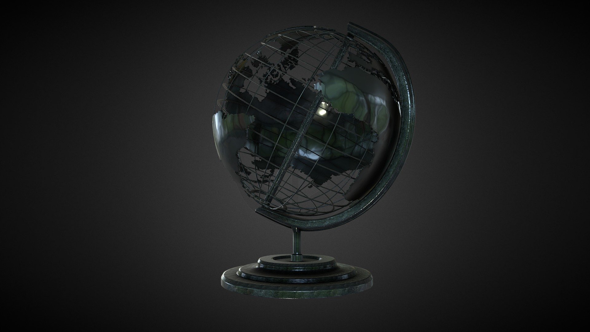 глобус - Download Free 3D model by Alexey (@alexlexs) [eb0ceed] - Sketchfab