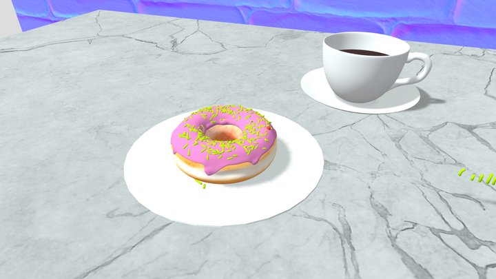 Donut 3D Model