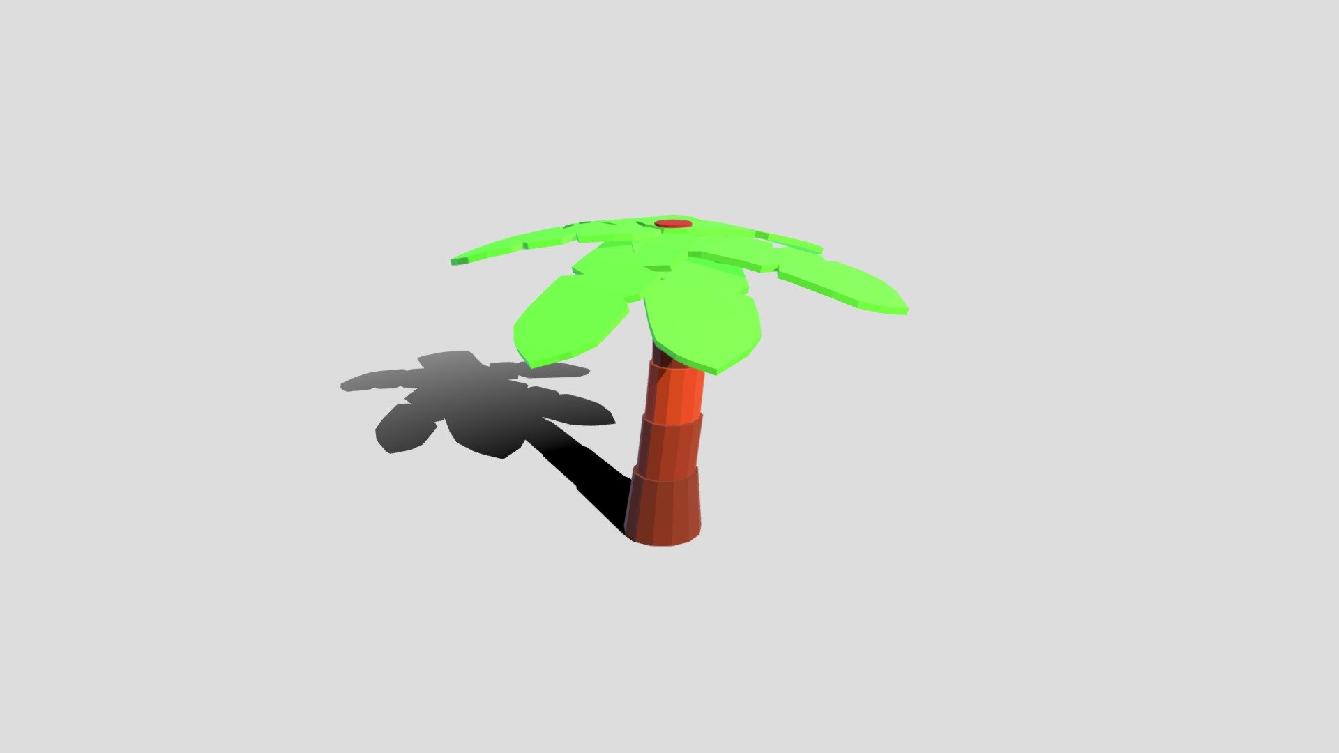 low poly palm tree - Download Free 3D model by BLYAAT [eb0de49] - Sketchfab