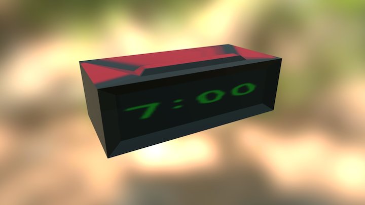 Alarm Clock 3D Model