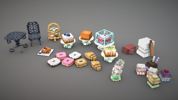 Bakery Pack 3D Model