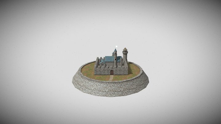 Assessment_2_Castle_Diorama 3D Model