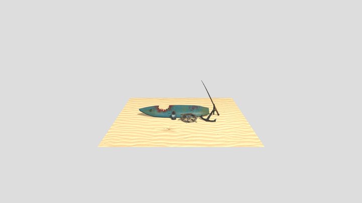 DAE 5 Finished props - by the ocean 3D Model