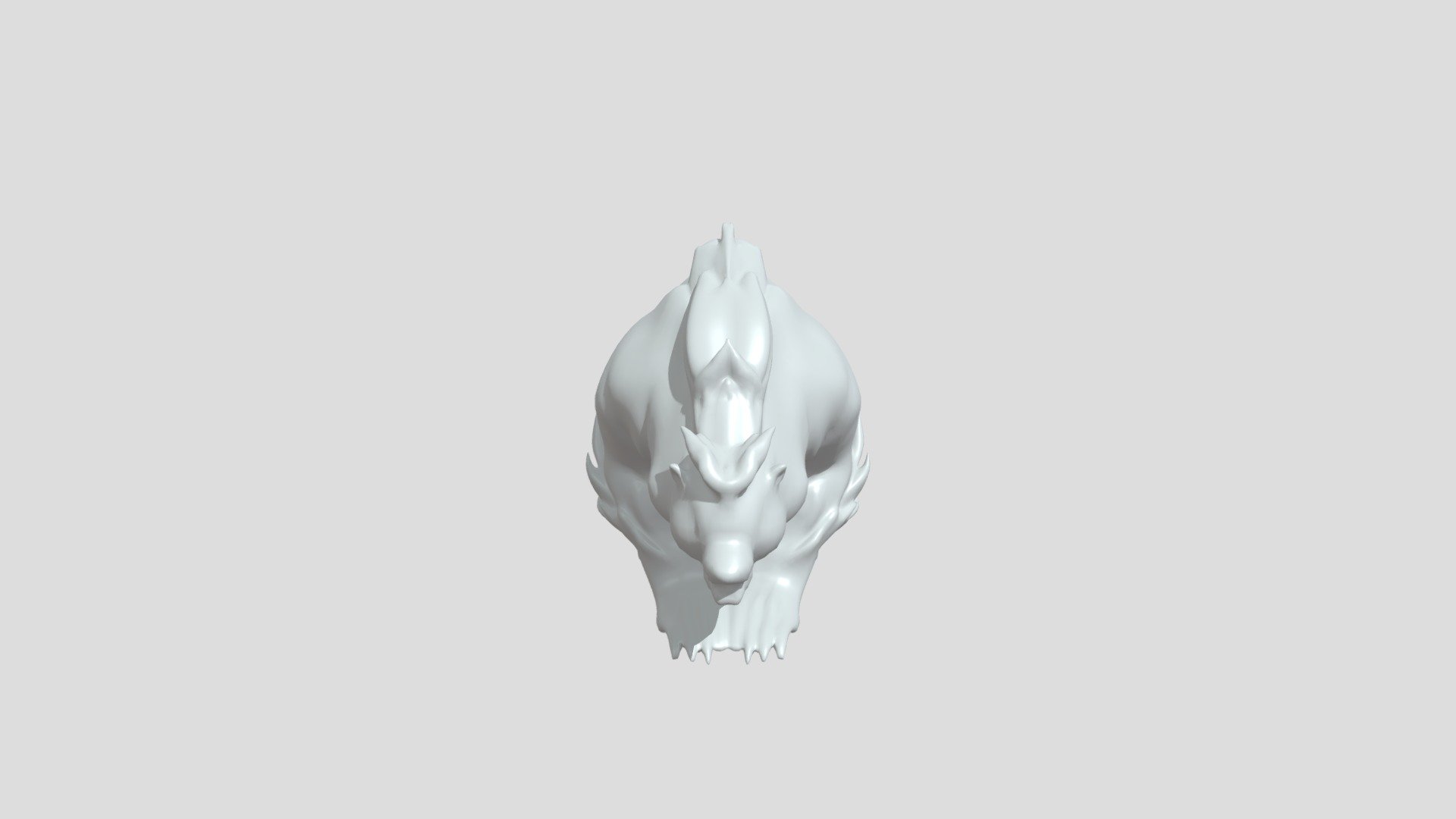 Fantasy bear creature sculpture - Download Free 3D model by gaygay244 ...