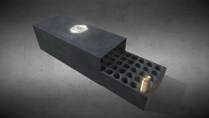 Tactical Ammo Storage Case 3D Model