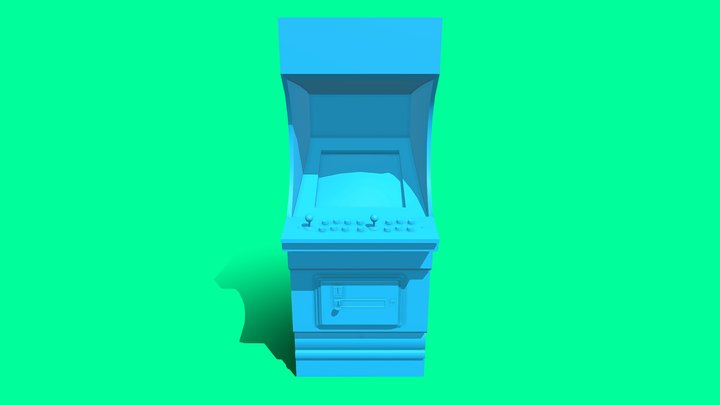 Simple Arcade Machine 3D Model