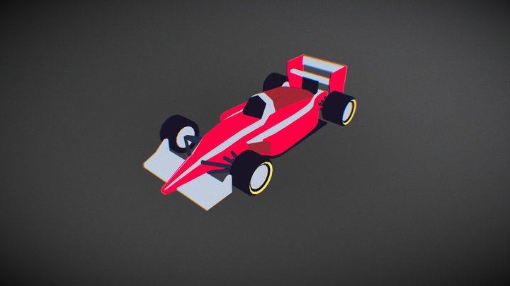Tyrrell DG016 - F1 Vehicle 3D Model