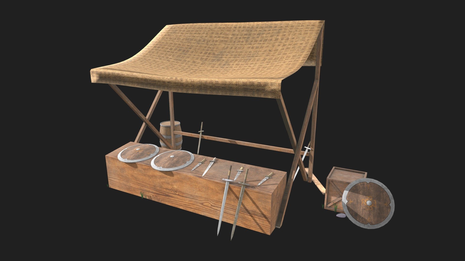 Realistic Viking Weapon Tent Set