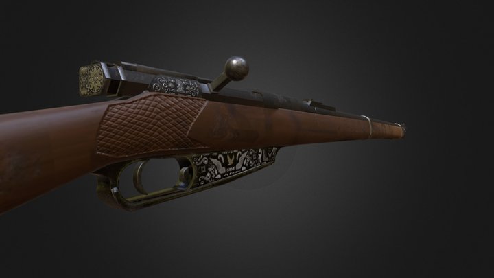 Gewehr 1888 Huntsman 3D Model