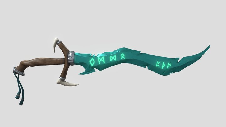Stylized blade (Valorant style) 3D Model