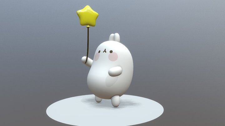 Cartoon bunny 3D Model