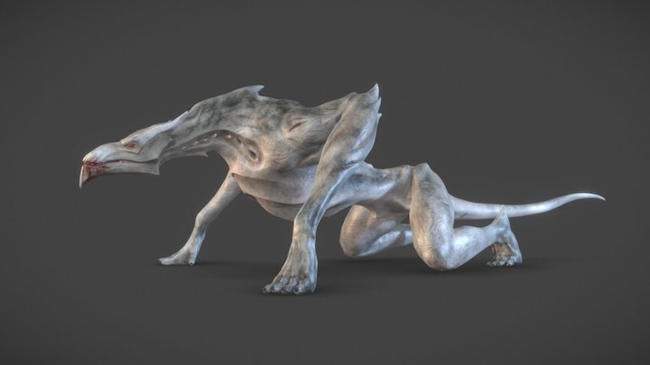 Ice Creature 3D Model