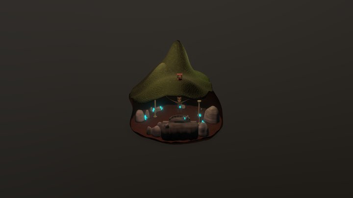 Mountain Dungeon 3D Model