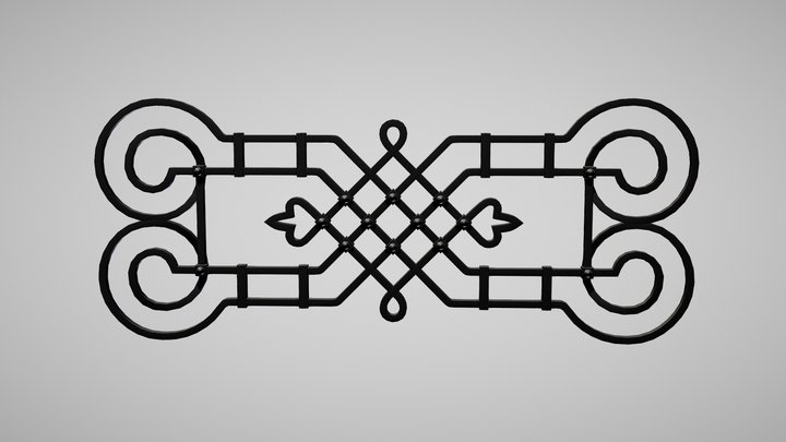 Railing 04 – Free 3D Model STL