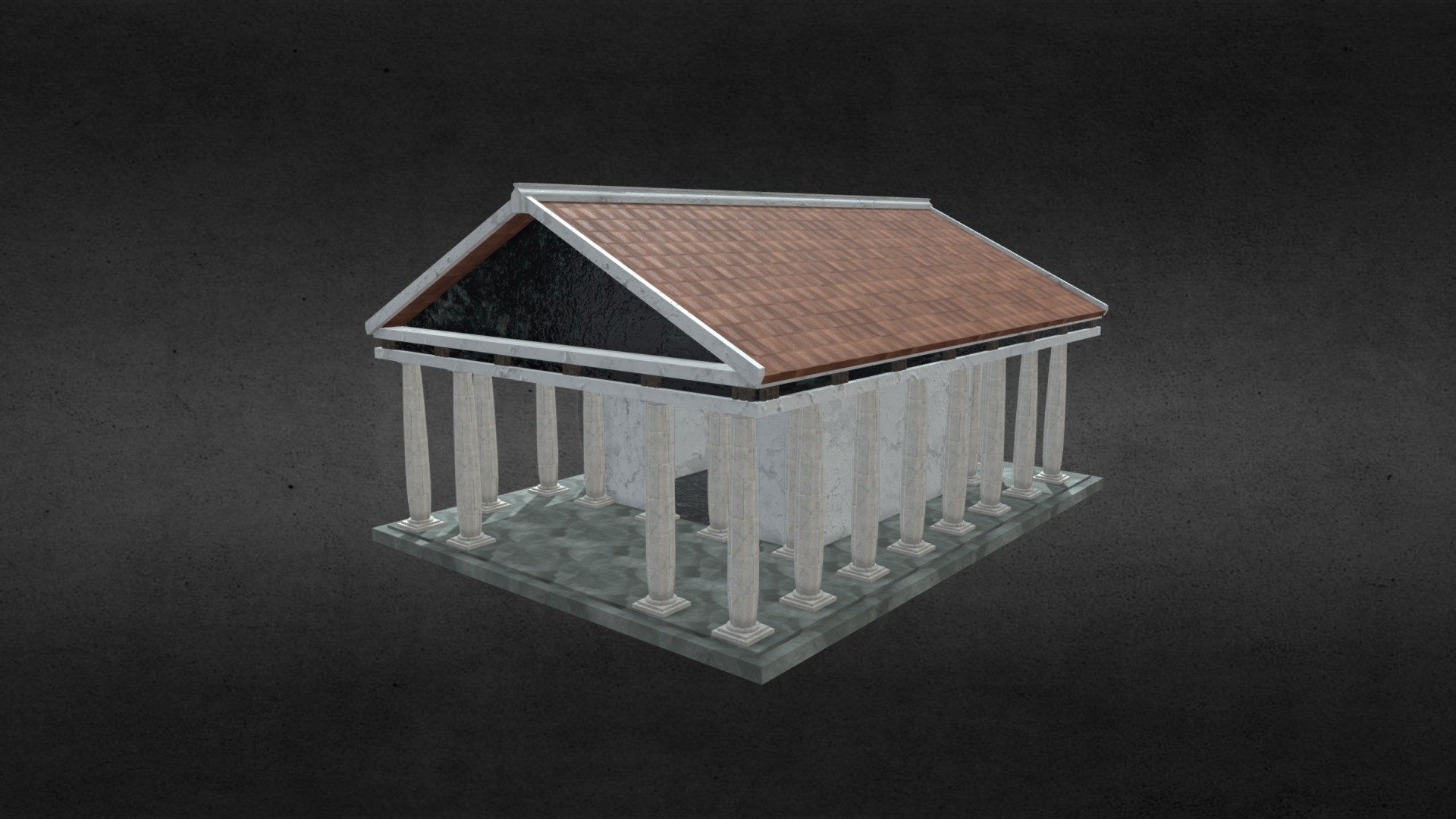 Greek Temple - Buy Royalty Free 3D model by LucasPresoto [eb187ac ...