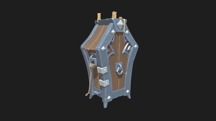 Stylised Asset Assignment: Coffin 3D Model