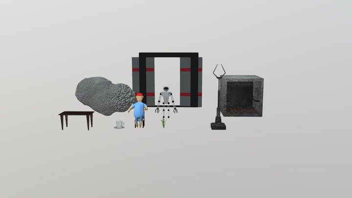Folder Exam 3D Model