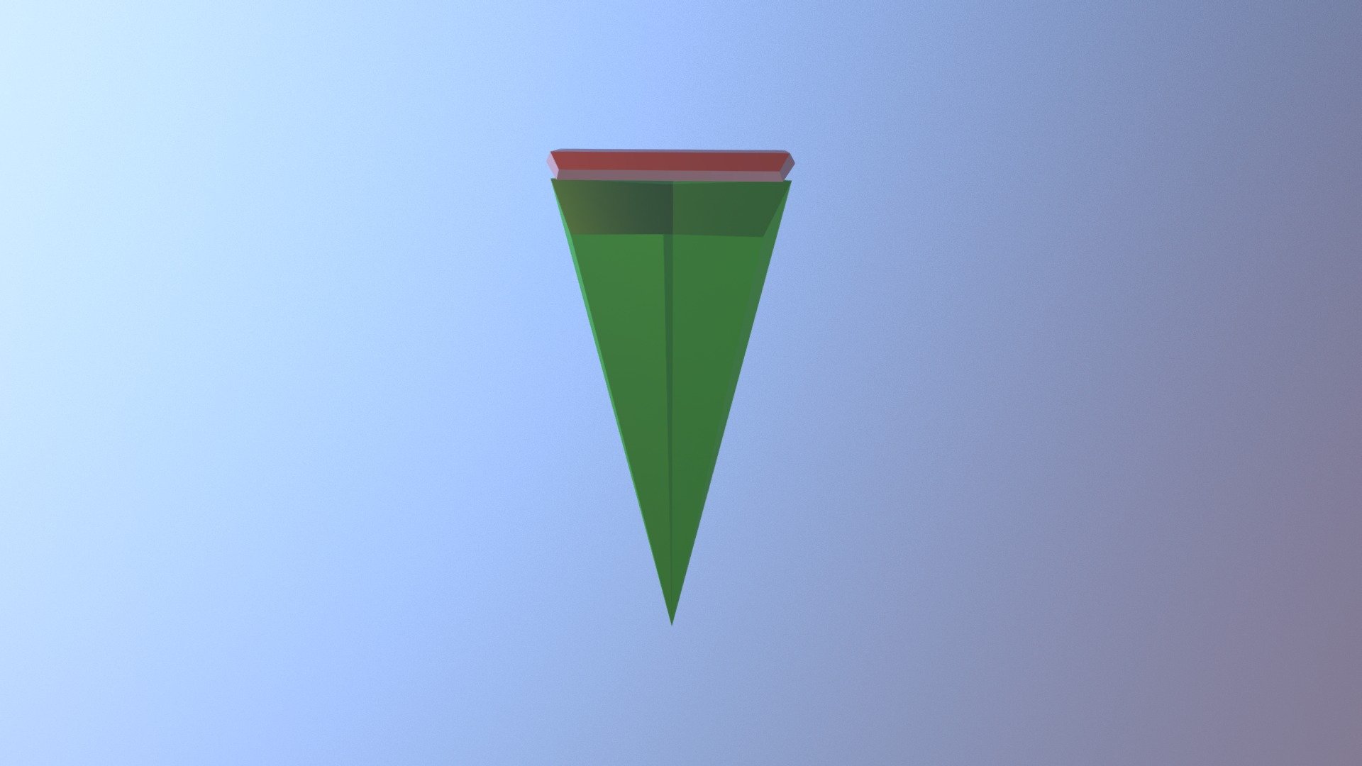 Low Poly Green Crystal