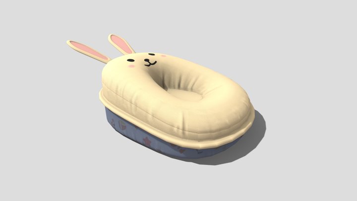 rabbit baby nursing pillow 3D Model