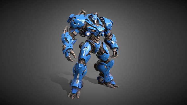Assasin Robo 3D Model