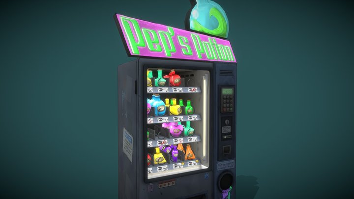 Pep’s Potion Machine #SketchfabWeeklyChallenge 3D Model