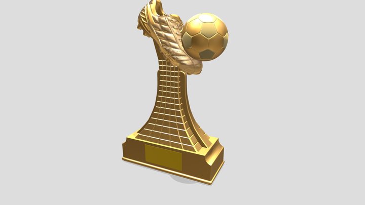 soccer trophy 3D Model